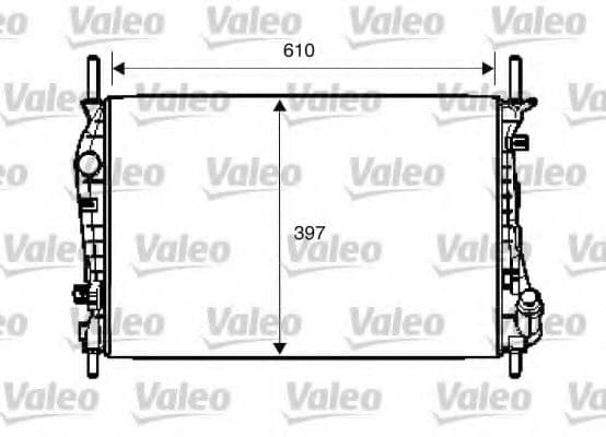 734696 Valeo Радиатор охлаждения двигателя для Ford Mondeo