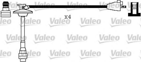 346452 Valeo Комплект дротів запалювання