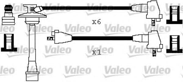 346450 Valeo Комплект проводов зажигания для Toyota Land Cruiser