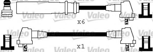 346420 Valeo Комплект проводов зажигания для Toyota 4 Runner