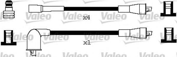 346106 Valeo Комплект дротів запалювання для Mazda 626