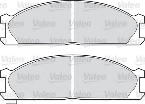 598618 Valeo Тормозные колодки