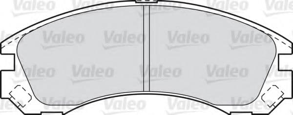 601020 Valeo Гальмівні колодки