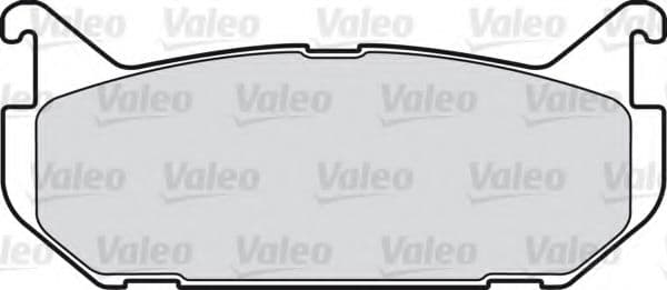 598290 Valeo Гальмівні колодки