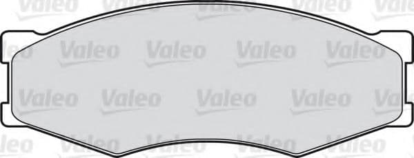 598123 Valeo Тормозные колодки