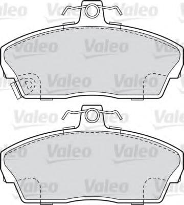 598512 Valeo Гальмівні колодки для Land Rover Freelander