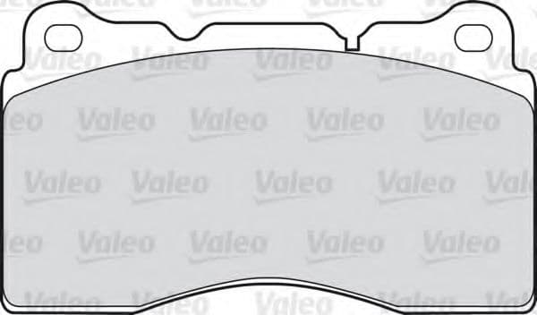 598772 Valeo Гальмівні колодки