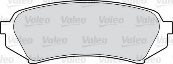 598865 Valeo Тормозные колодки