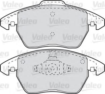 598715 Valeo Гальмівні колодки
