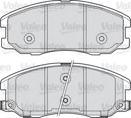 598942 Valeo Тормозные колодки