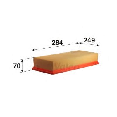 585058 Valeo Повітряний фільтр
