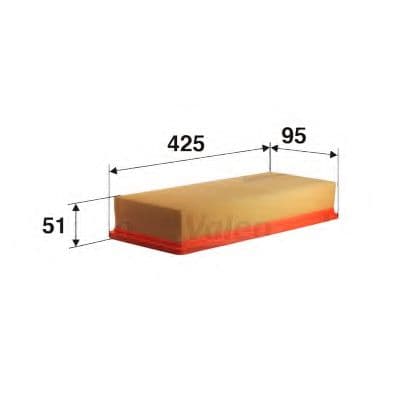 585080 Valeo Повітряний фільтр