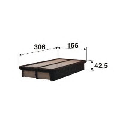 585128 Valeo Повітряний фільтр