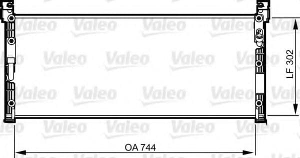 814285 Valeo Радіатор кондиціонера для Toyota RAV4