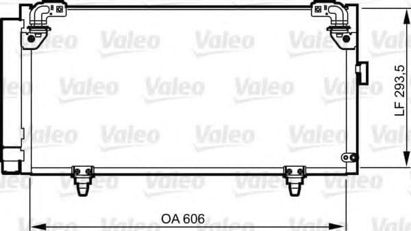 814314 Valeo Радиатор кондиционера