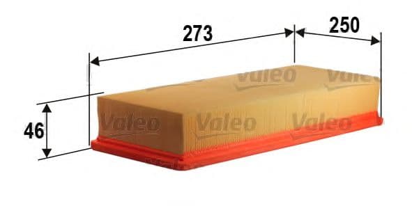 585224 Valeo Повітряний фільтр
