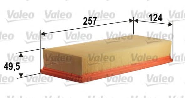 585328 Valeo Повітряний фільтр