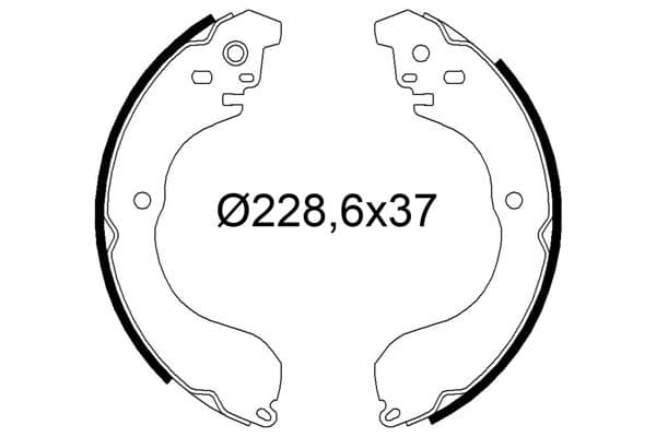 564296 Valeo Тормозные колодки