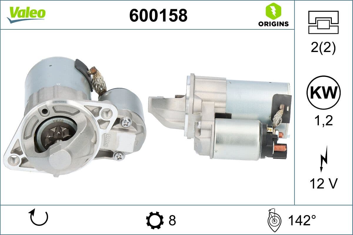 600158 Valeo Стартер