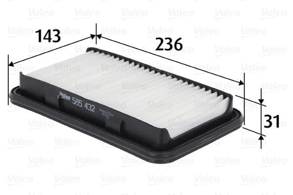 585432 Valeo Воздушный фильтр