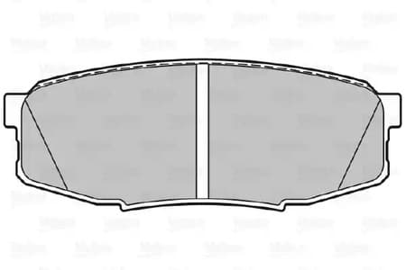 301340 Valeo Тормозные колодки
