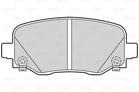 302202 Valeo Тормозные колодки