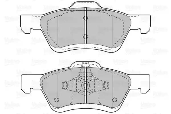 601295 Valeo Тормозные колодки