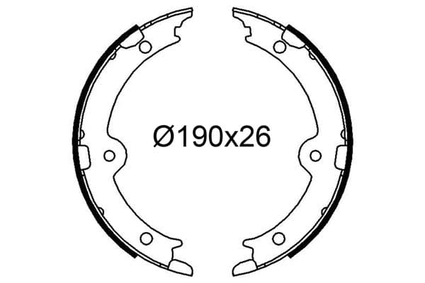 564275 Valeo Гальмівні колодки