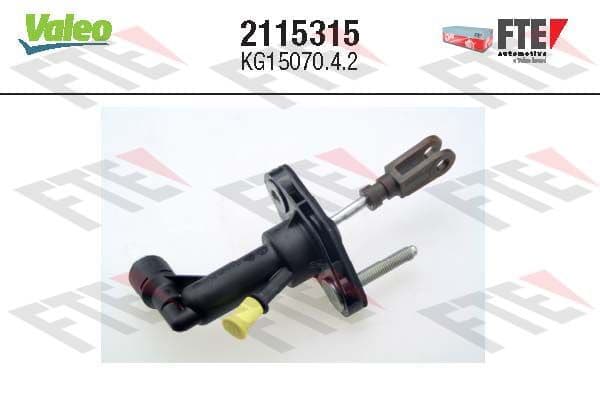 2115315 Valeo Головний циліндр зчеплення для Mazda 6