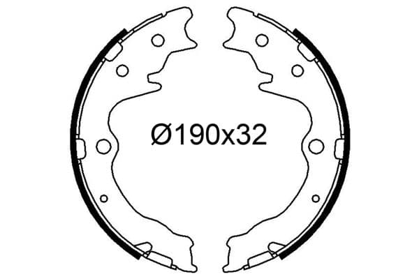 564329 Valeo Гальмівні колодки