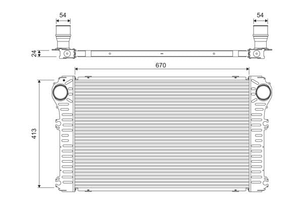 818363 Valeo Інтеркулер для Toyota RAV4