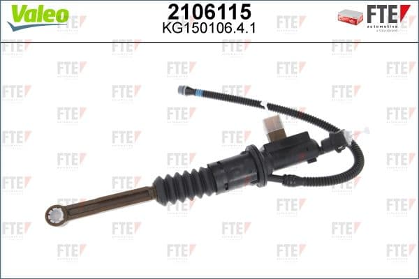 2106115 Valeo Головний циліндр зчеплення