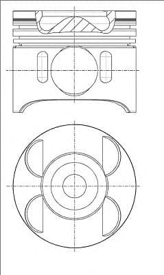87-427507-00 Nüral Поршень двигуна
