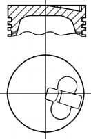 87-373800-10 Nüral Поршень двигуна