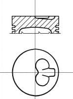 87-124000-00 Nüral Поршень двигателя