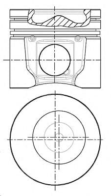 87-437000-00 Nüral Поршень двигуна