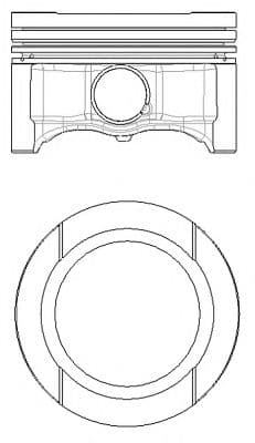 87-148307-00 Nüral Поршень двигателя