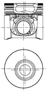 87-122208-00 Nüral Поршень двигуна