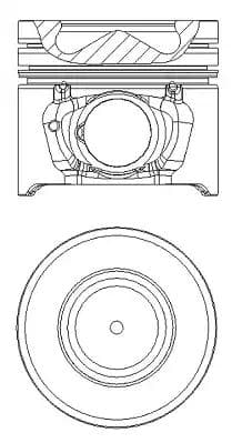 8787920000 Nüral Поршень двигуна