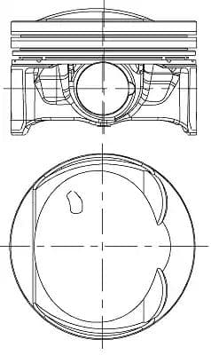 8744380000 Nüral Поршень двигуна