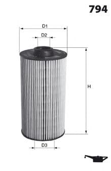 ELH4427 Mecafilter Масляный фильтр