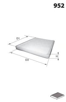 ELR7000 Mecafilter Фільтр салону