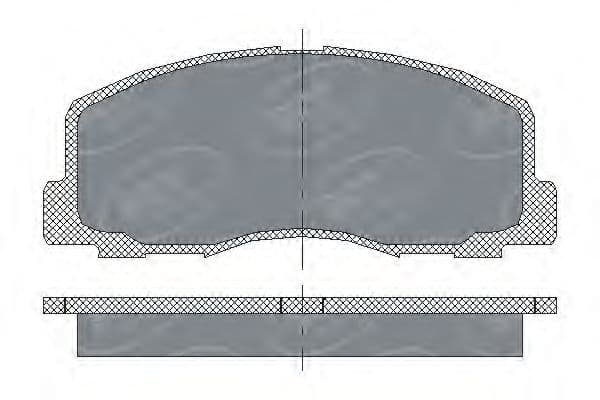 SP 117 SCT Germany Тормозные колодки