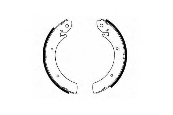 SS 533 SCT Germany Колодки ручника