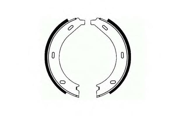 SS 542 SCT Germany Колодки ручника