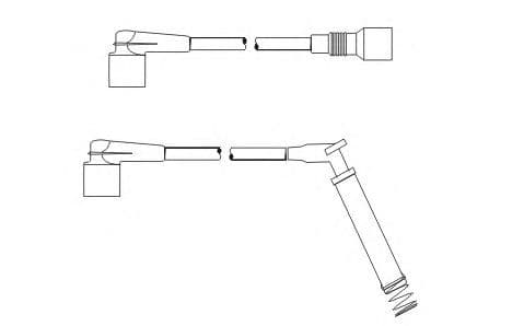 PS 6726 SCT Germany Комплект проводов зажигания