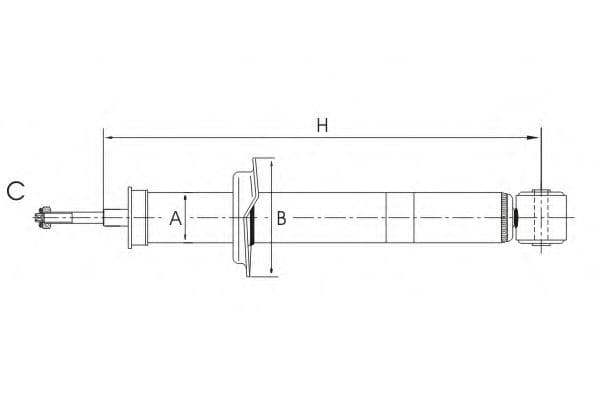 Z 2160 SCT Germany Стійка амортизатора