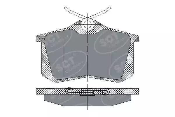 sp113pr SCT Germany Гальмівні колодки
