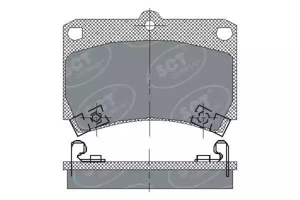 sp131pr SCT Germany Тормозные колодки