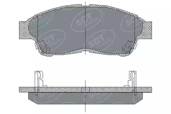 sp134pr SCT Germany Гальмівні колодки